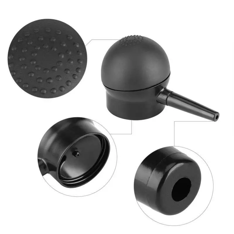 Afbeelding 4: Haarlak Draagbare haarbouw Vezelpoeder Spray Applicator Verlengmondstuk Pomp voor haaruitval Haarvezelsproeier