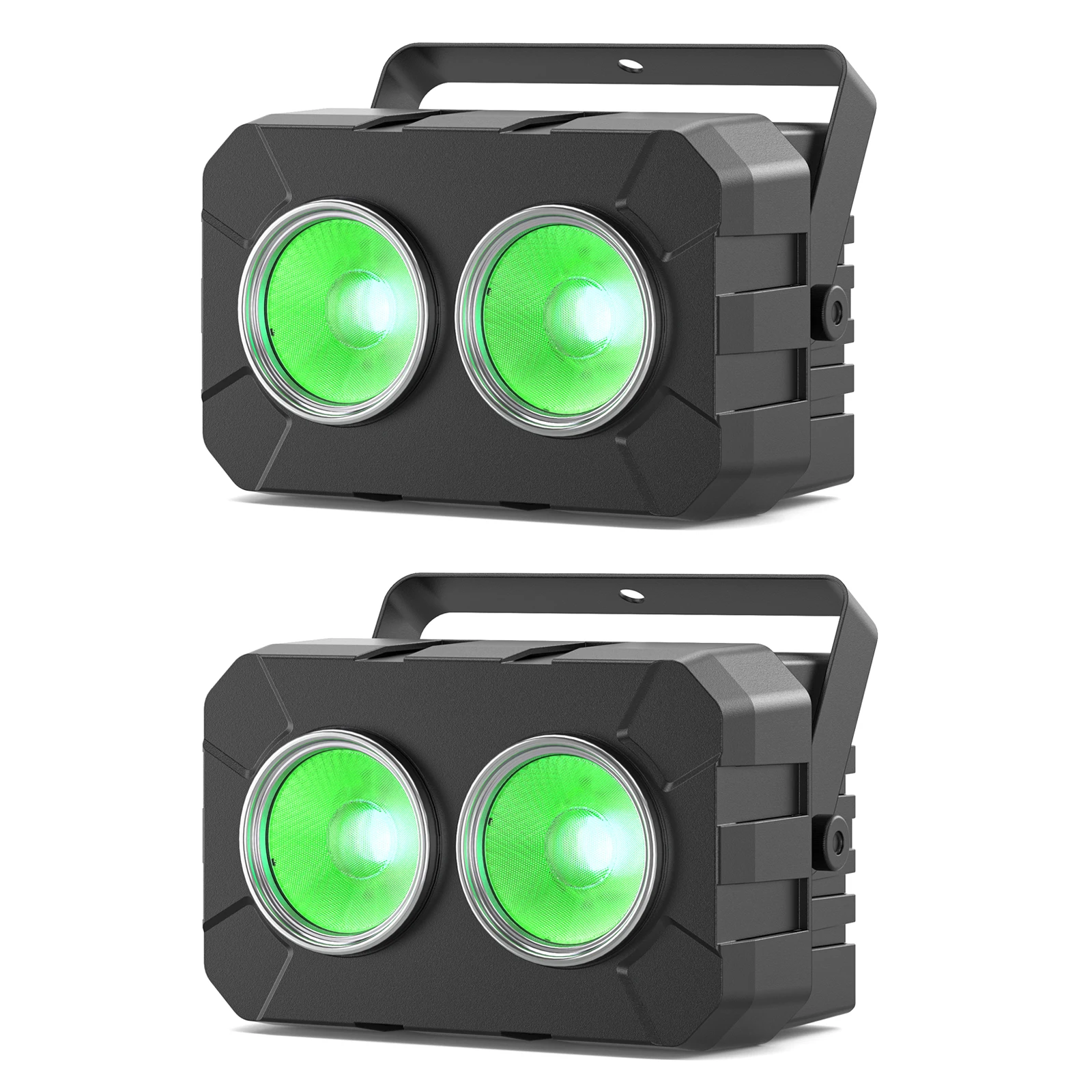

Datewink 2Pcs 150W RGBW COB LED Dyeing Par Lights 2 Eyes Stage Lighting Effect DMX For DJ Disco Party Wedding Bar Birthday Club