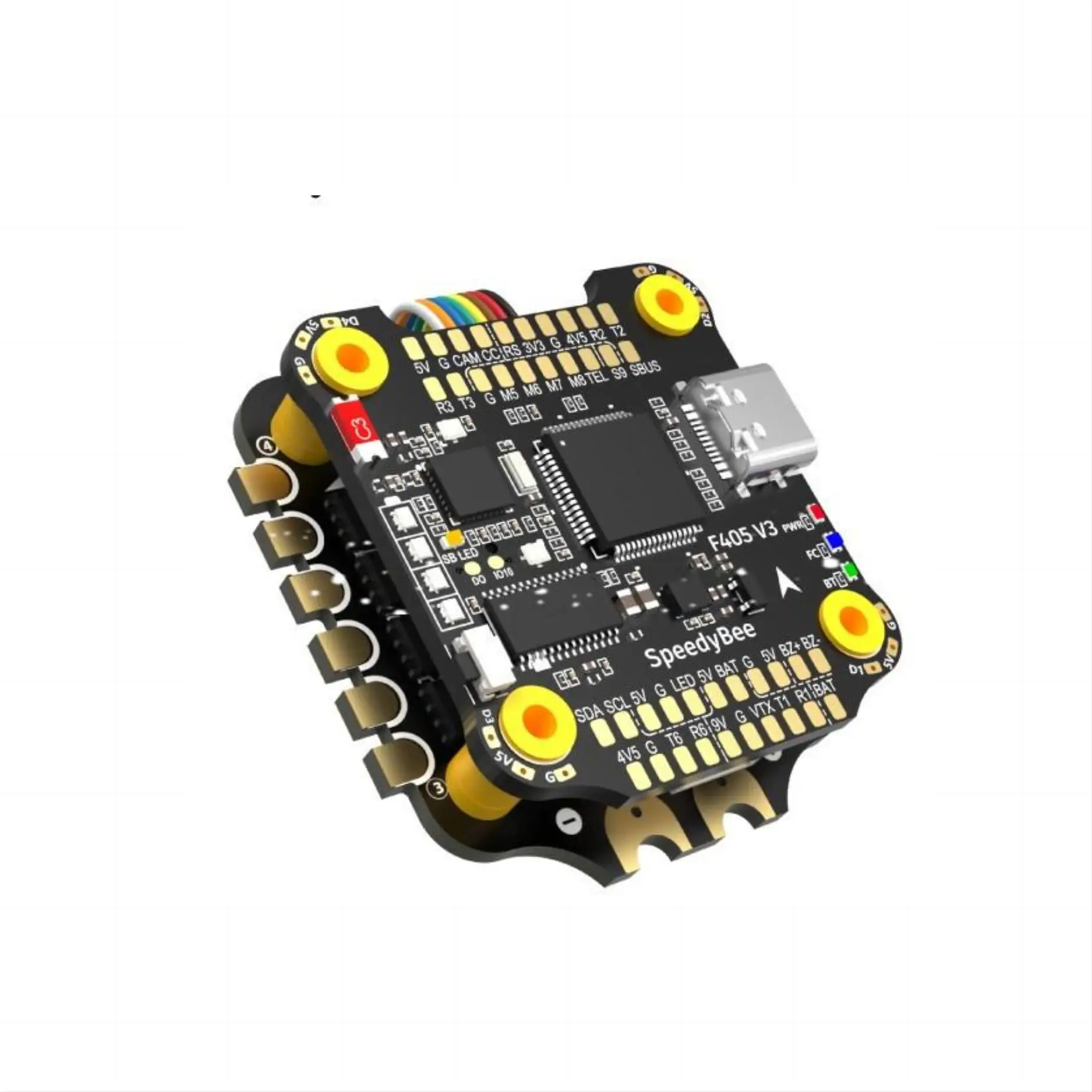 

SpeedyBee F405 V3 50A Stack FC ECS BMI270 30x30 Flight Controller BLS 4-in-1 ESC 3-6S LiPo For RC FPV RunCam