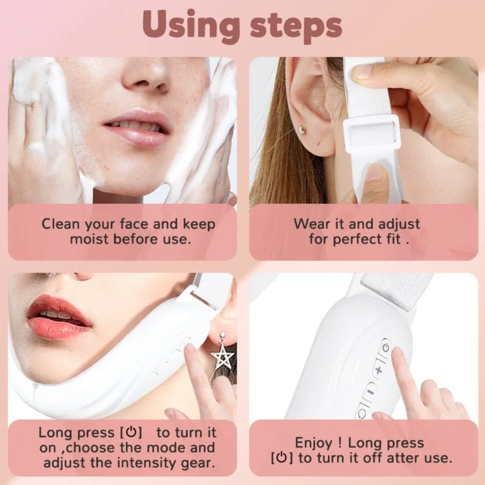 Electric V Face Lifting Machine Vibration Massager Micro-current Facial Lifting Device Beauty Device Tightening