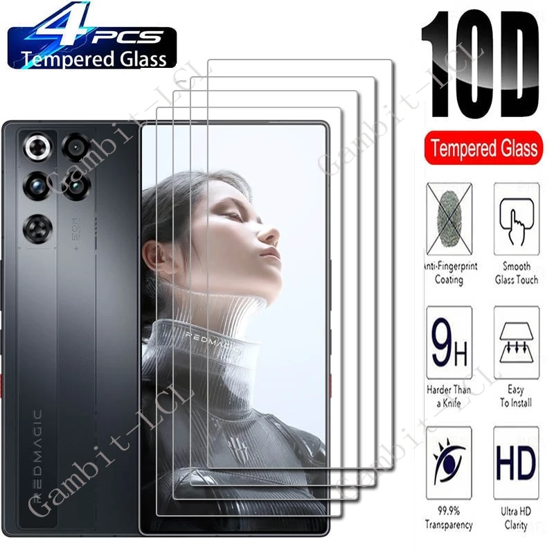 4PCS For ZTE Nubia RedMagic 11 Air Screen Protective Tempered Glass ON RedMagic11Air RedMagic11 11Air  Protector Cover Film