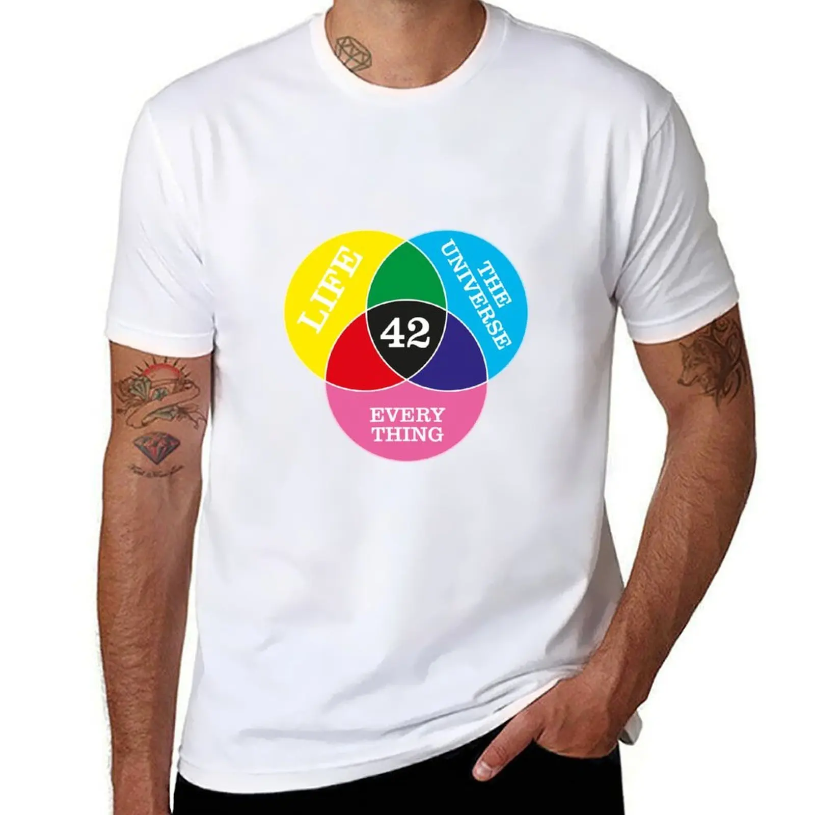 

42 - The Answer to Life Universe Everything T-Shirt t shirt custom print man t shirt luxury T-Shirt