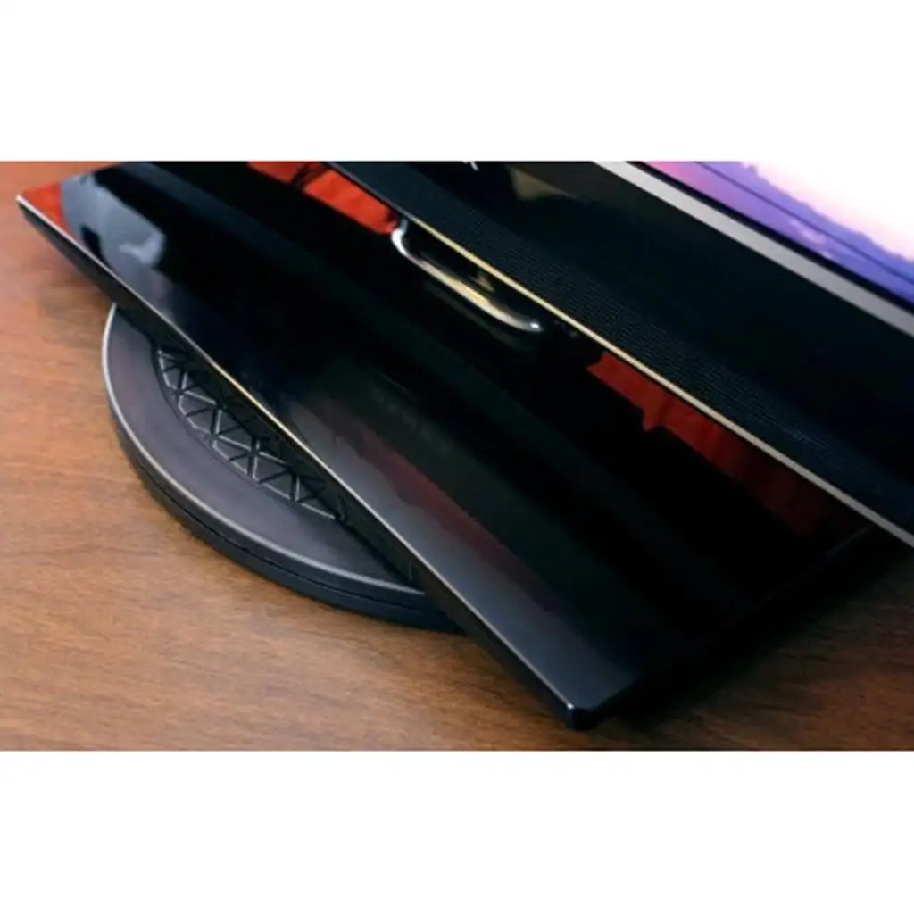 Swivel TV Stand Heavy Duty Plastic Turntable Platform for Monitor Laptop Plant Versatile Home Office