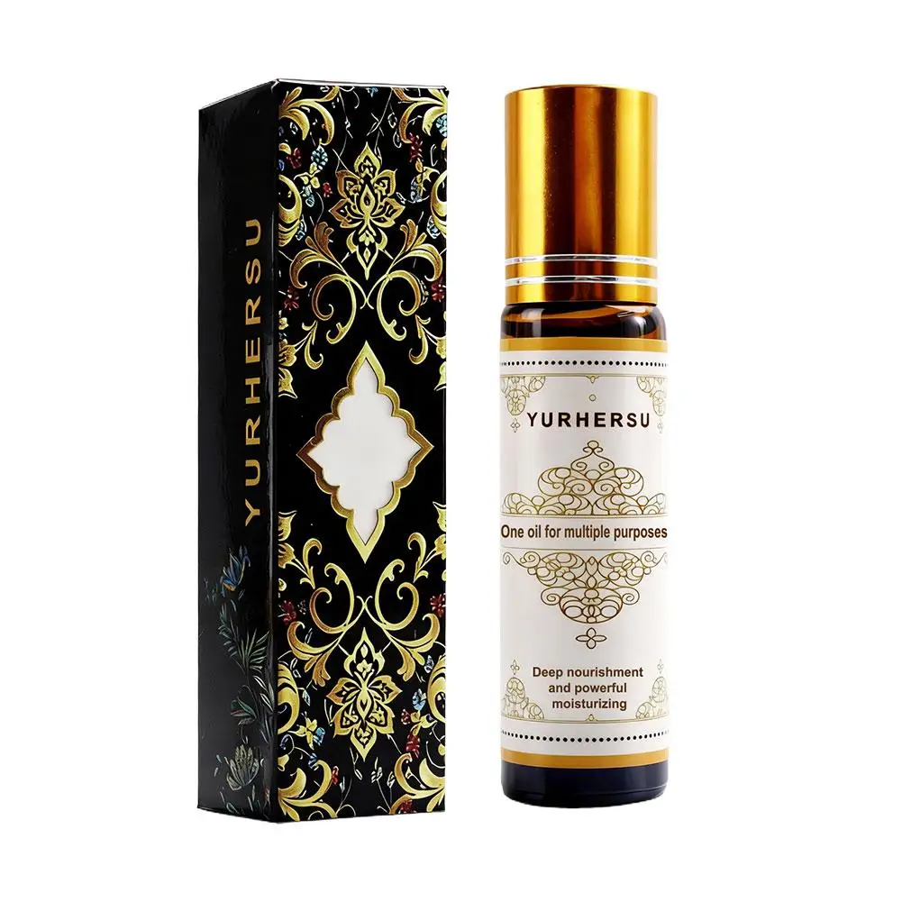 YURHERSU Roll-On Multi-Purpose Body Oil Sunflower Cocoa Seed Oil Deep Moisturizing Dry Skin Relief Vanilla Chocolate Fragrance