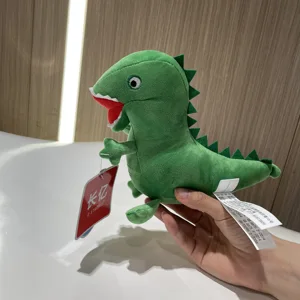 진짜 Peppa Pig 19cm 공룡 테디 베어 Peppa George George Daddy Mammy Plush Boy Girl 생일 선물 장난감 크리스마스 박제 인형 8 최고의 영업 소년 조지 -11