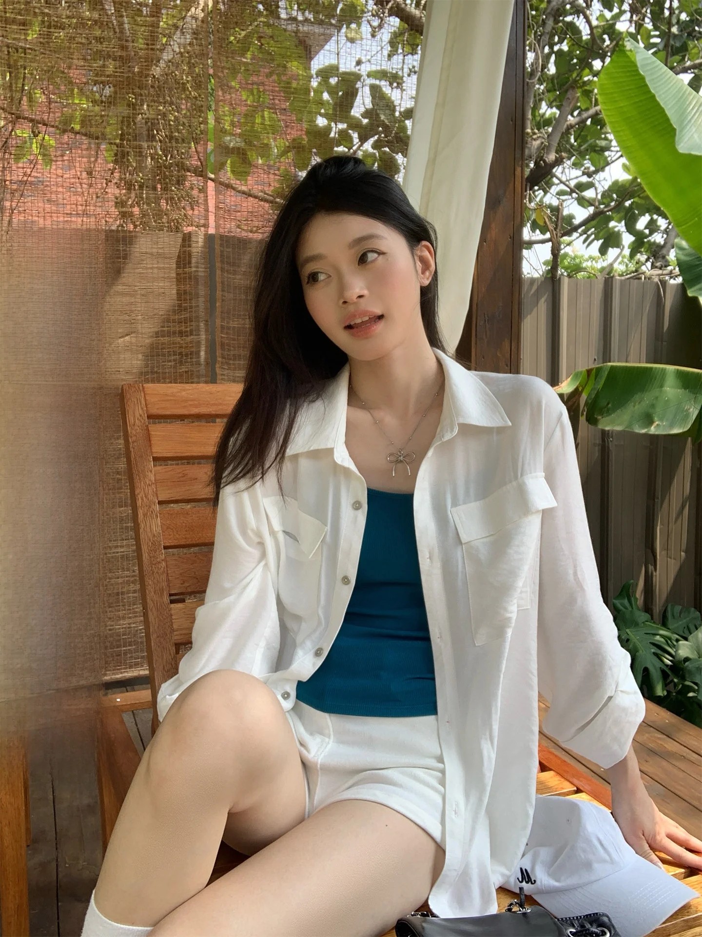 

Свободная белая рубашка с длинными рукавами, женская летняя рубашка в корейском стиле, повседневная универсальная рубашка с защитой от солнца, модная рубашка для поездок на работу