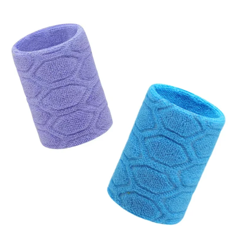 

1/2pcs Cotton Sports Wristband Protects Wrists Sweat-Wicking Fitness Gear Suitable for Gym, Basketball, Badminton Sweat Wipe