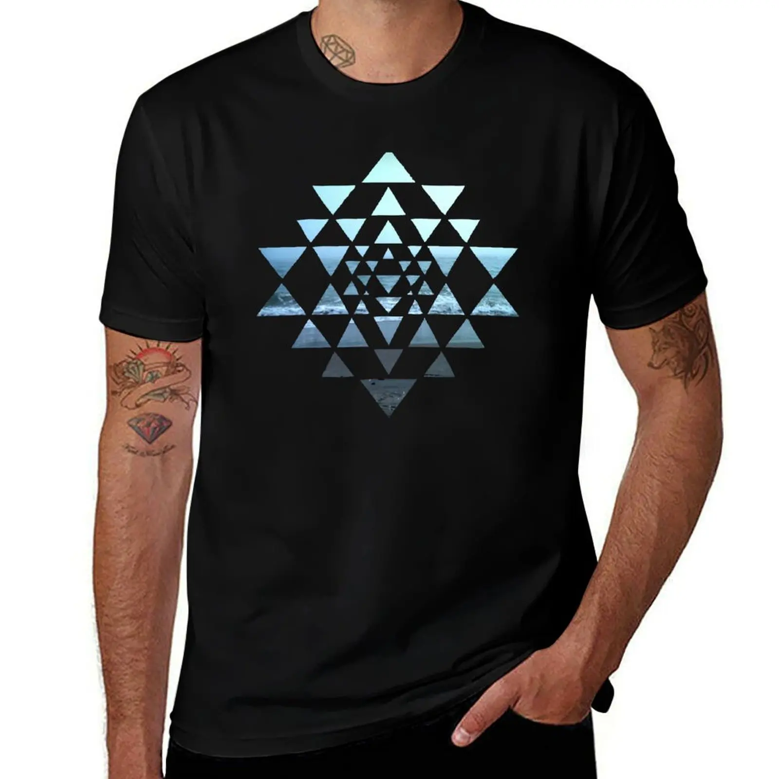 Sri Yantra OceanView T-Shirt Performance Dry Fit T-Shirt