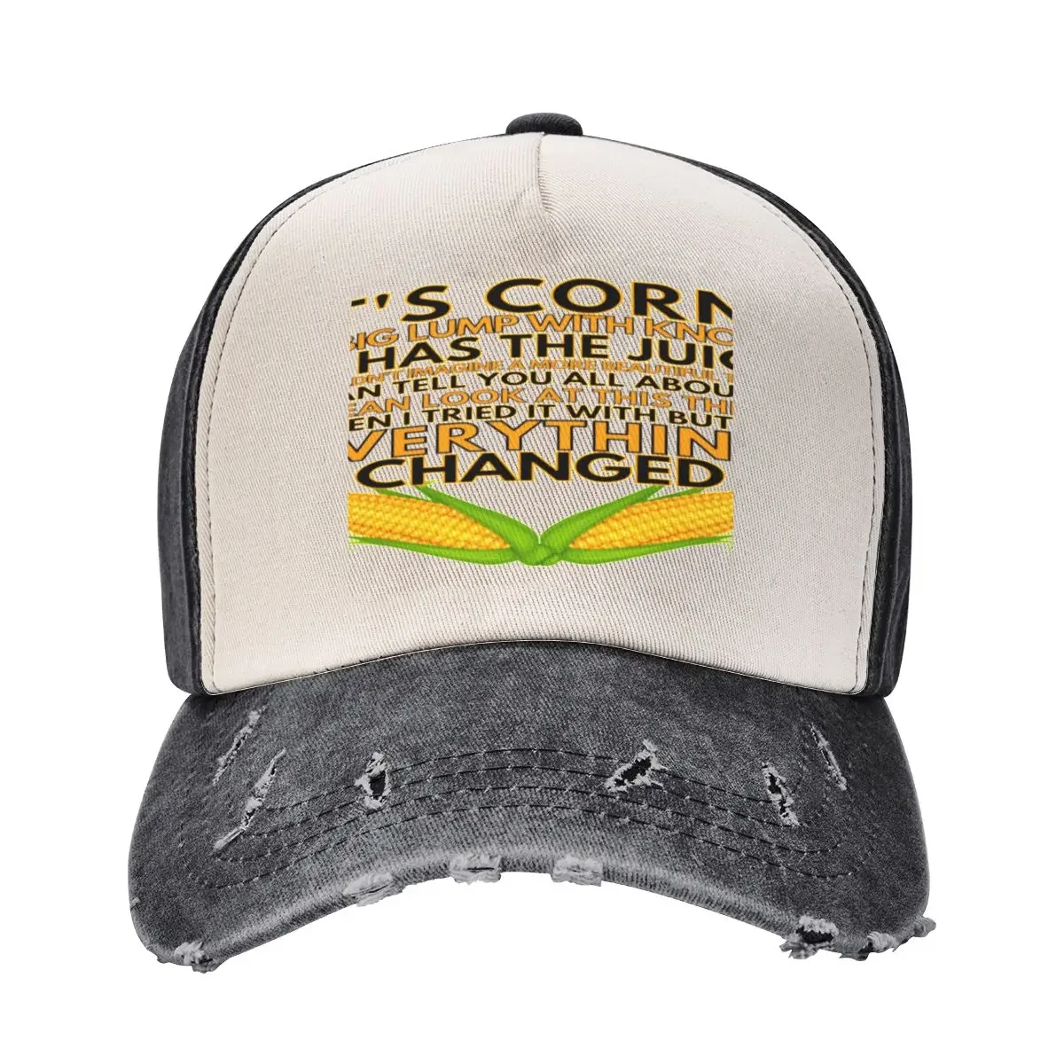 It's Corn (It Has The Juice) Baseball Cap Luxury Man Hat Golf Beach Outing Woman Men's