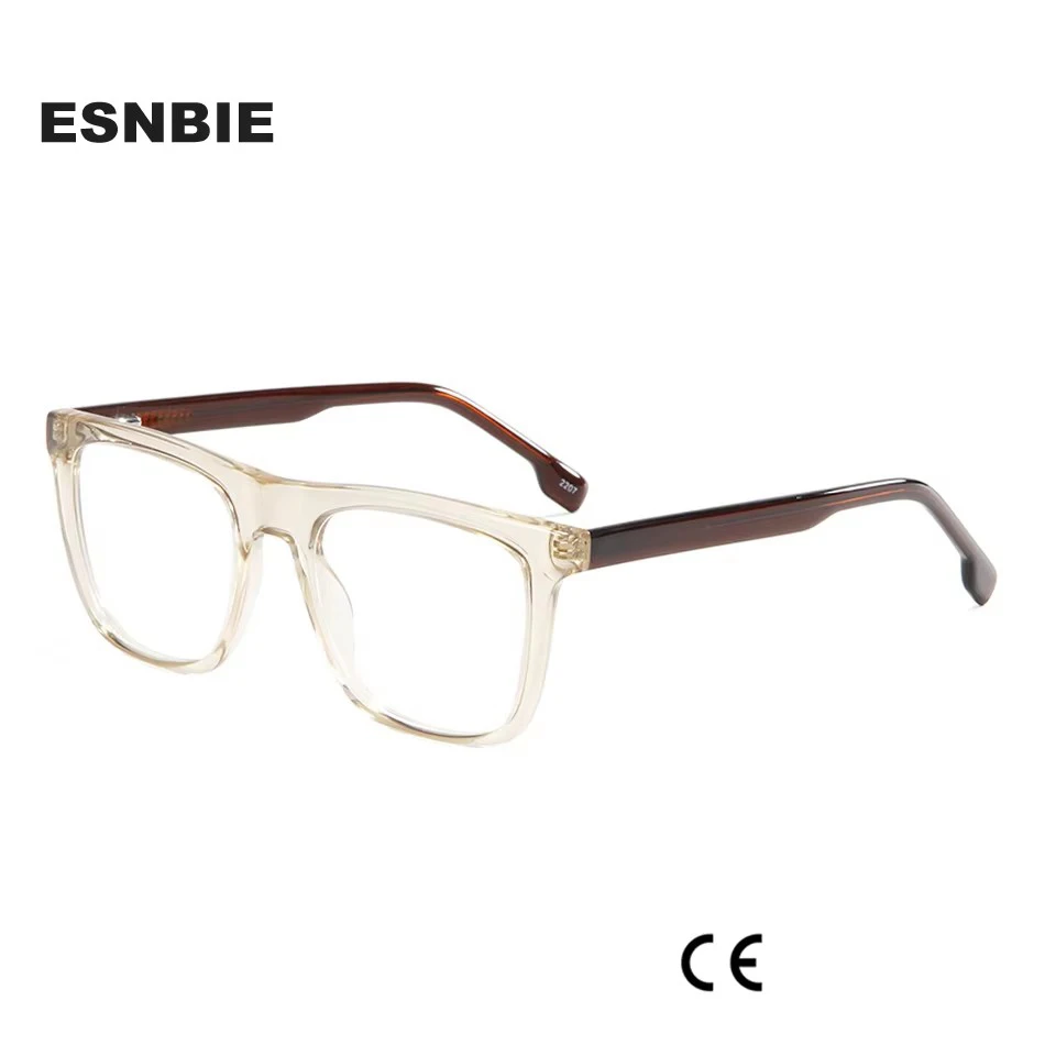 

Crystal Acetate Square Frame Glasses Men Designer Optical Glasses For Women Prescription Eyeglasses Lentes Opticos Para Hombre