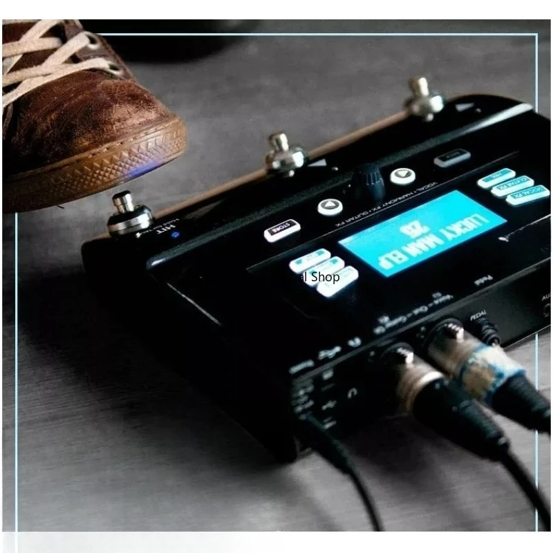 TC Helicon Vocal and Acoustic Guitar Effects Play Acoustic Stompbox with BodyRez and Looping for vocal performance