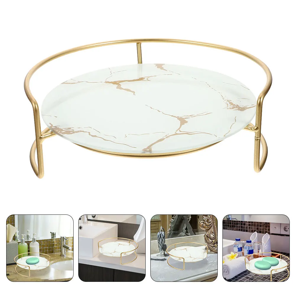 

Bathroom Organizer Vanity Countertop Shelf Shelving Storage Shelves Makeup Brushes Holder