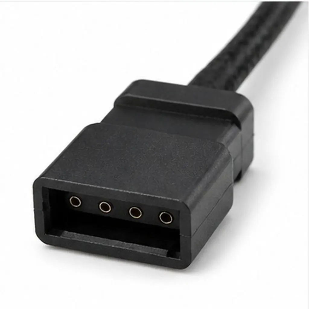Fan Power Adapter Cable USB 2.0 A Male to Fan Connector for 5V Pc Cooling Systems High Quality PVC Jacket Compatible with