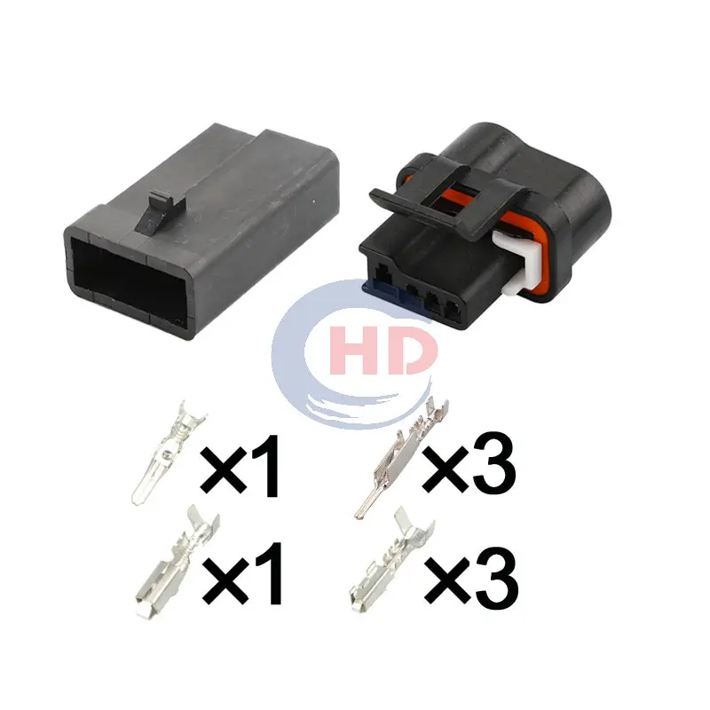 

1-20 sets 4-Pin 1.5/2.8 Series Waterproof Hybrid Composite Sensor Plug HD044Y-1.5-2.8-11 12124898