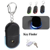 Smart Anti-Lost Alarm Key Finder Locator Tracker Keychain Whistle Sound Flashing Beeping With LED Light Anti Lost Keyring Finder