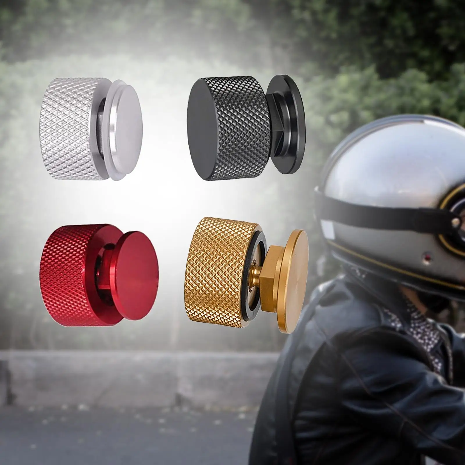 ヘルメットネジ頑丈な交換部品アクセサリーヘッドギア溶接フードファスナーアルミ合金バイクモトクロス用