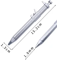 Multifunction Caliper pen Ball-Point 0.5mm ballpoint pen Gel Ink Pen Vernier Caliper Roller Ball Pen Creativity Stationery 5