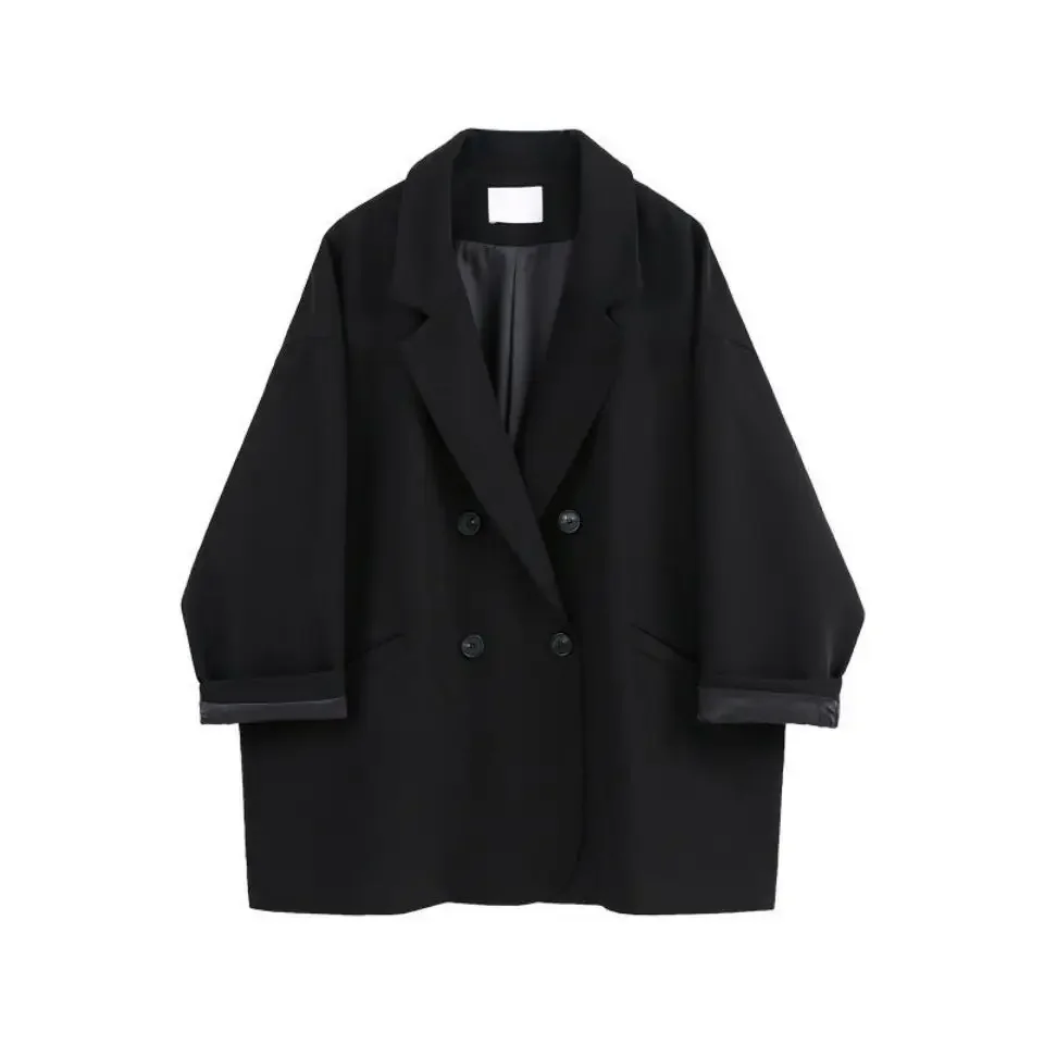 Blazer vintage imbibé pour femme, veste femme, nouvelle mode coréenne, printemps et automne 2023