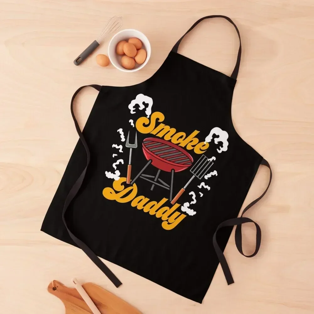 

BBQ: Smoke Daddy, Grilling, Grill Master, Barbecue Apron Home Cleaning Waterproof Kitchen Woman Cleaning Products For Home Apron