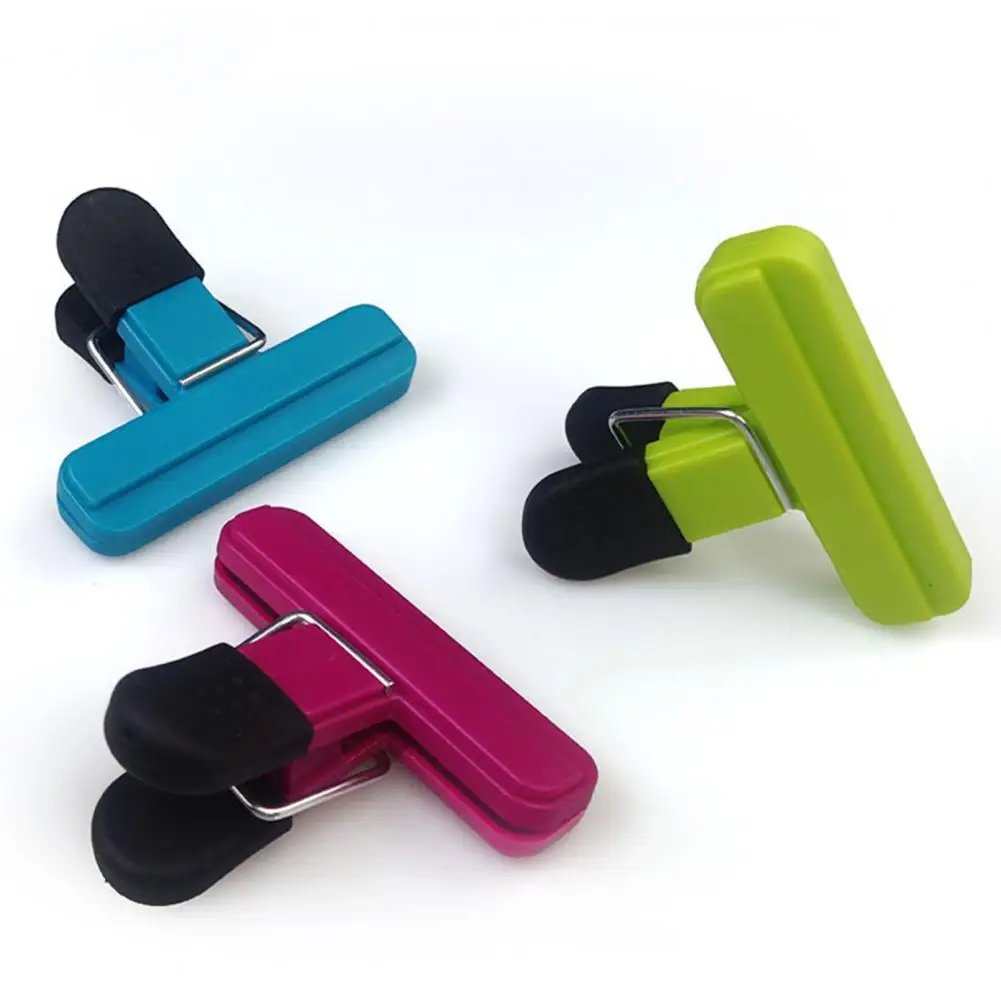 2Pcs Sealing Clip Food Sealing Clips Bread Storage Bag Clips Kitchen Storage Food Snack Seal Sealing Bag Clips Sealer Clamp