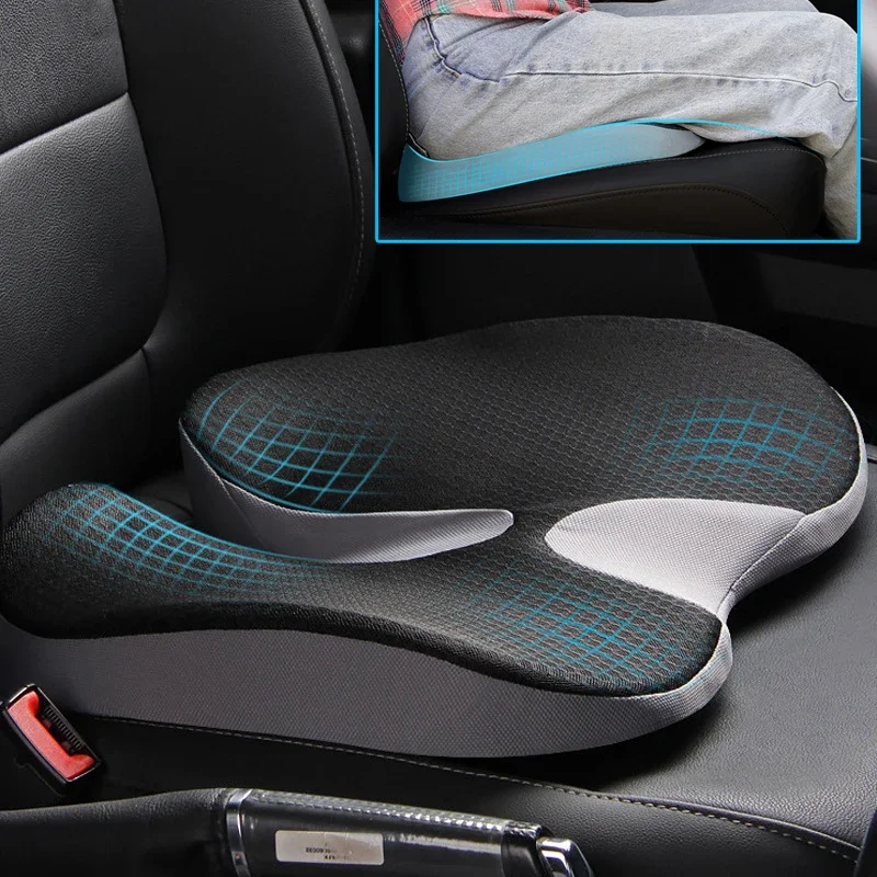 Memory Foam Seat Cushion for Office Chair Car Ergonomic Non Slip Orthopedic Coccyx Support Cushion Tailbone Pressure Relief Pad