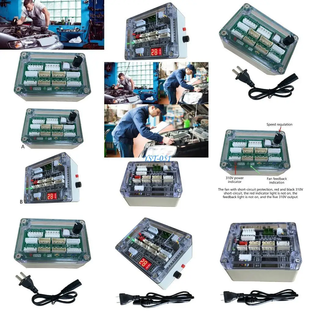 

E15A HVAC Fan Motor Tester Diagnostics With RPM Display And Short Circuit Protections