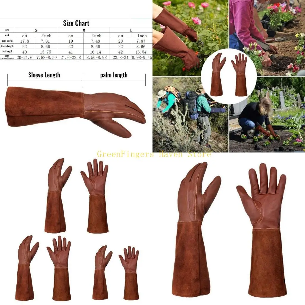 

F68D Heat Insulation Anti-puncture Gardening Gloves Gifts Fits for Women & Men