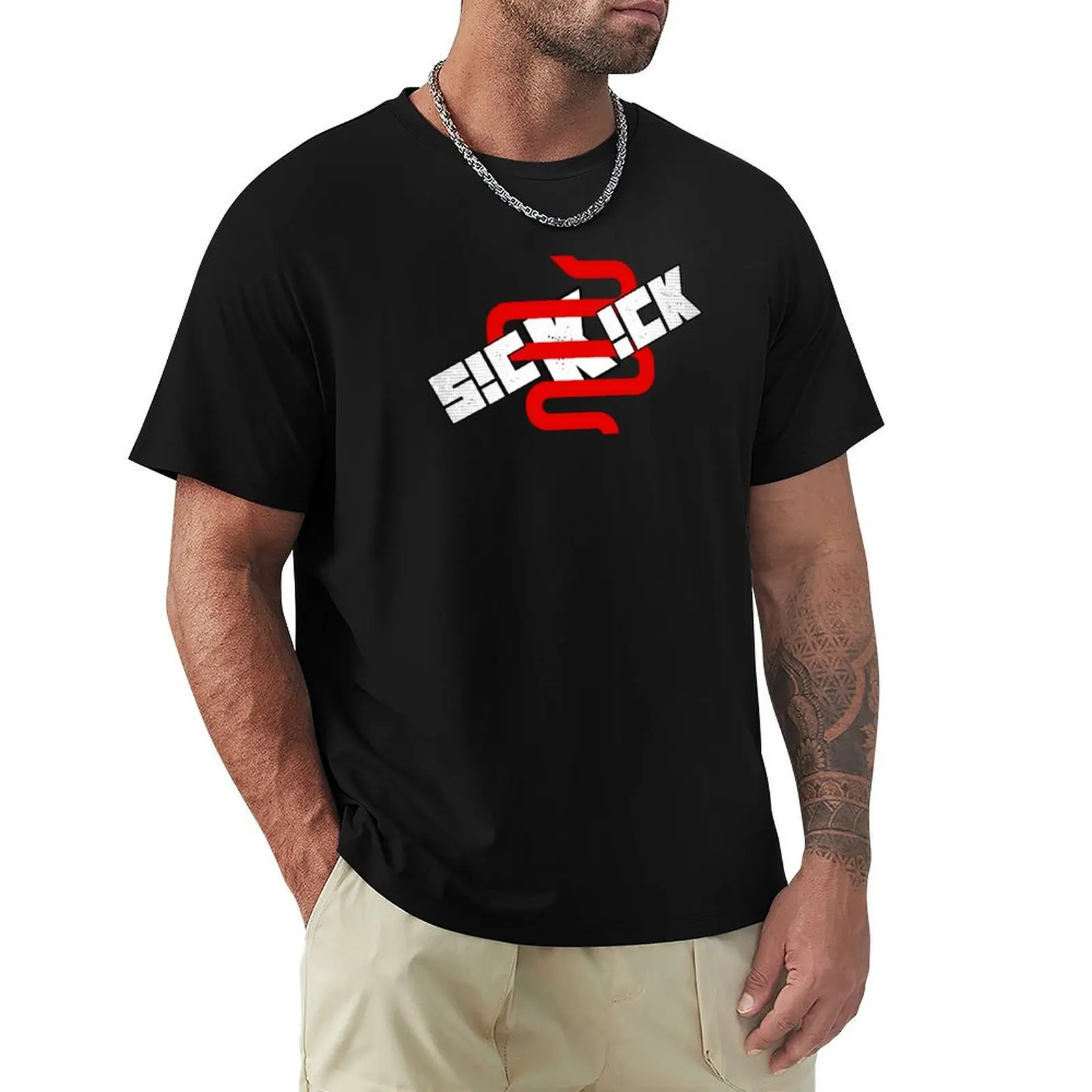 

S!CK!CK SNAKE T-Shirt Big Size Crew Neck T-Shirt