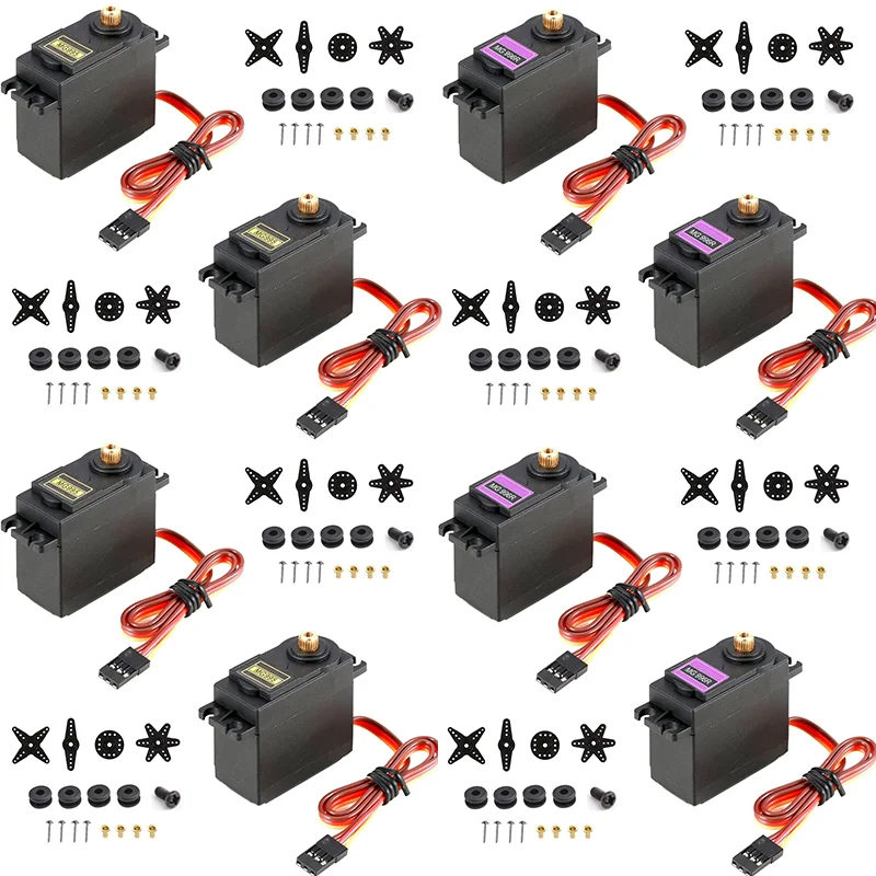 Serwomechanizm cyfrowy MG995 MG996R MG996 serwo metalowe koło zębate do modelu łodzi helikoptera dla Arduino UNO diy