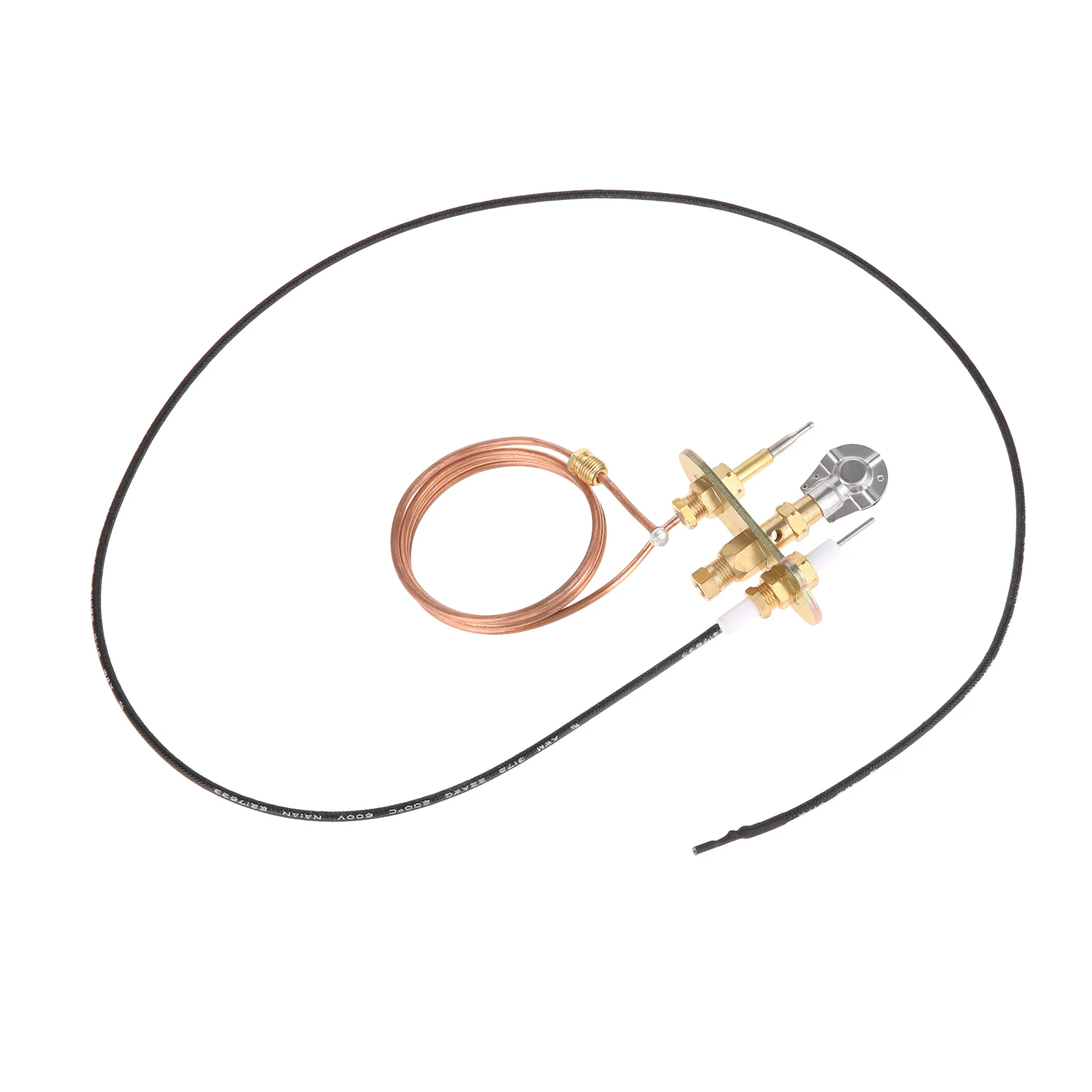 Replace Liquefied Gas M8*1 Thermocouple and Ignition Kit 900mm Pilot Burner kit for Fireplace/Thermocouple Gas Water Heater Part