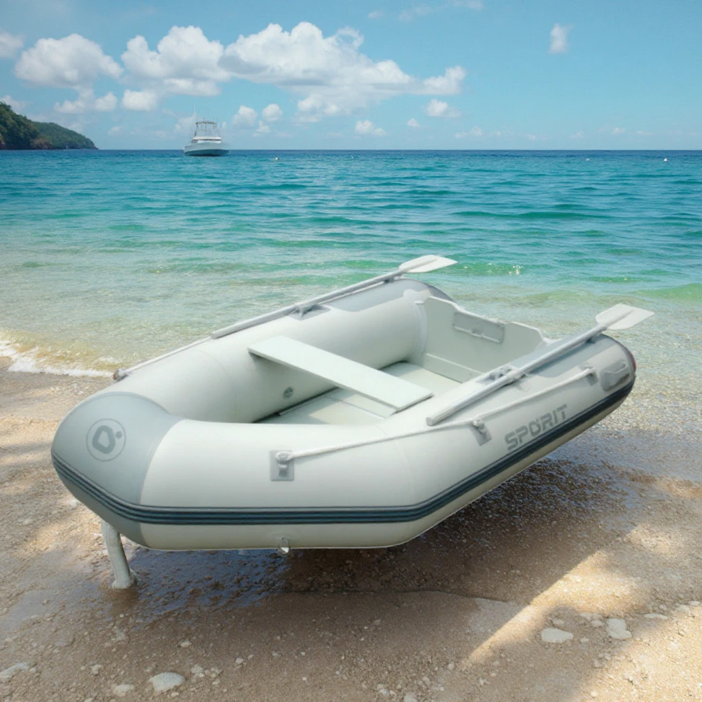 

OEM MS-330SF PVC Drop Stitch Inflatable Fishing Boat 5-Person Capacity 480kg Stable Lake River Rowing Water Ocean Waters