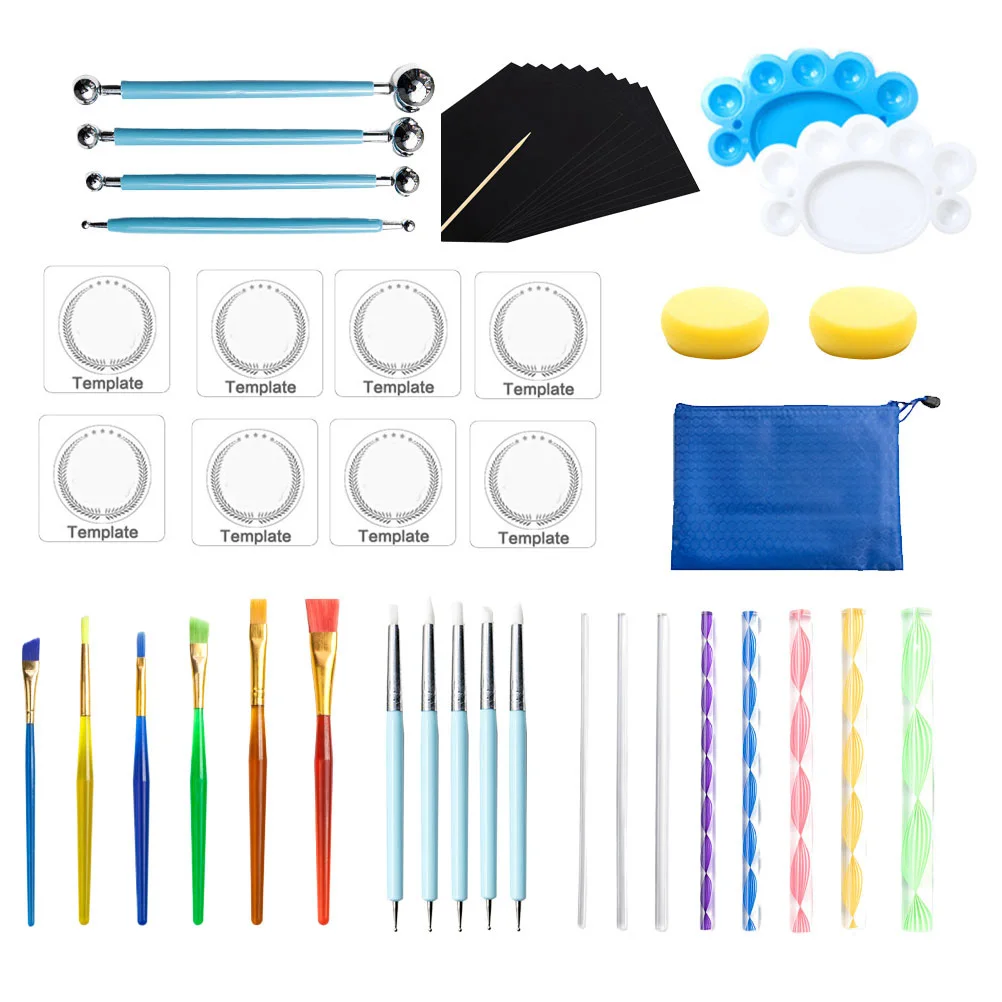

M Creative Diy Graffiti Tool Pen Set Tools for Painting on Rocks Paper Stone Wood Stipple Supplies DIY Craft Gifts