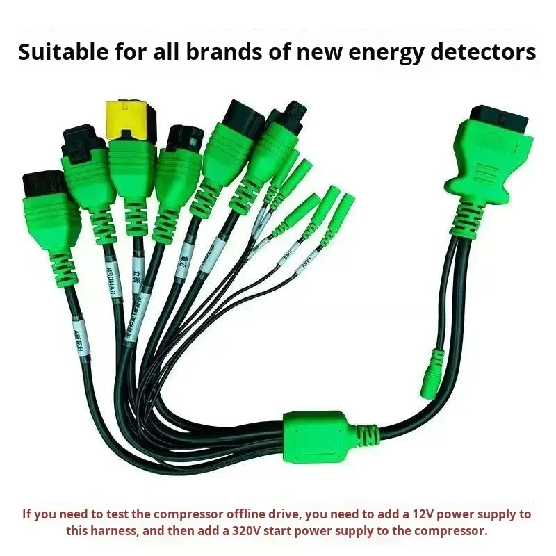 BYD SCR03 Handheld New Energy Vehicle Six-In-One Electric Compressor Testing Diagnostic Line Air Conditioning Car Diagnostic
