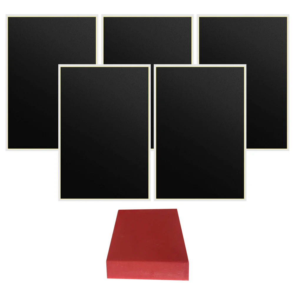 1 Set Coloring Paper For Engraving Machine Holographic Printing Sheet Ceramic Marking Craft Material Printing Supplies