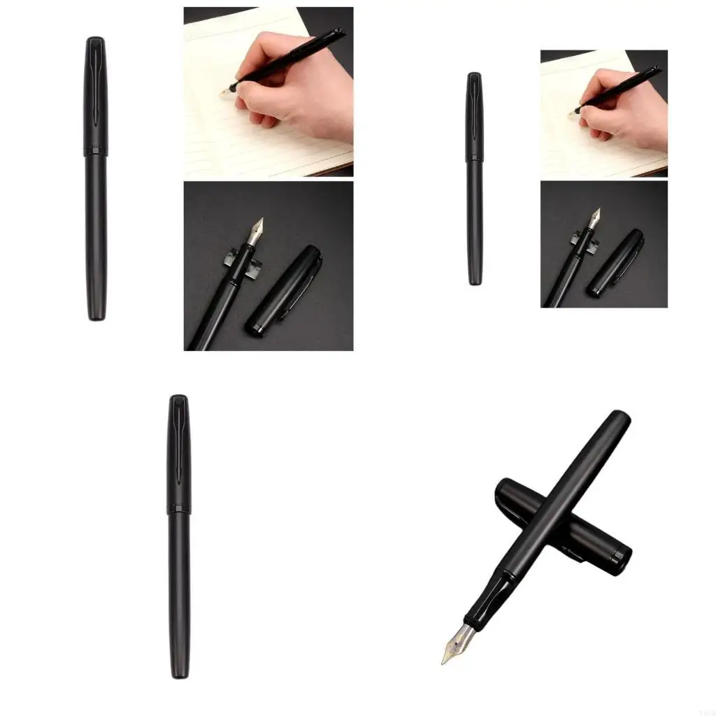 

Y5LB Metal Business Fountain Pen Absorber Inks Pen Business Gift Pen for Writing