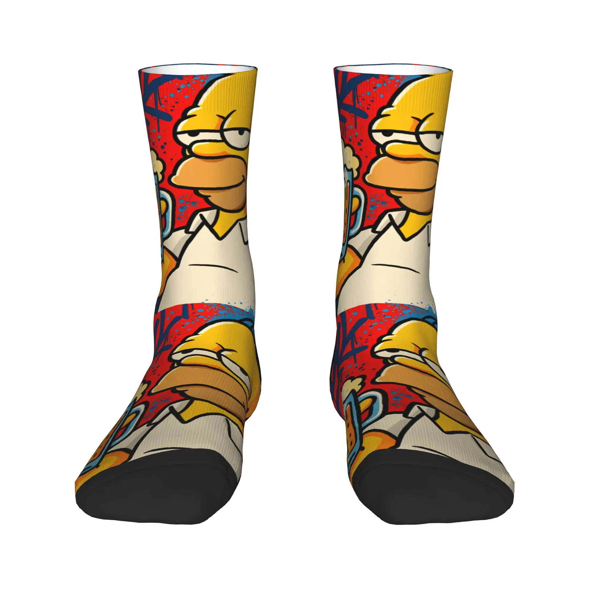 Adults Men Socks Funny S-Simps - Men'S Fashion Youtube บทวิจารณ์และราคา