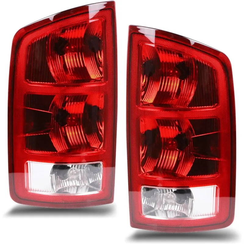 Tail Lights Assembly Compatible With 2002-2006 Dodge Ram 1500 2500 3500 Pickup Driver and Passenger Side Taillights