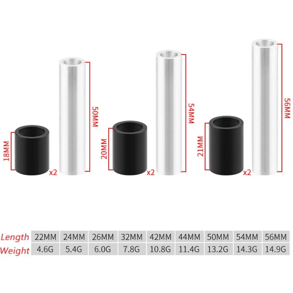 Aluminum Alloy MTB Rear Shock Bushing OD 12mm ID 8mm Mountain Bike Shock Absorber Parts Road Bicycle MTB
