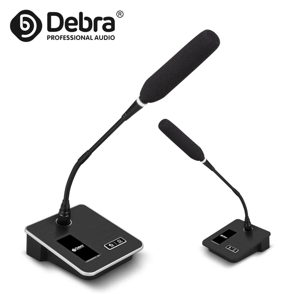 Debra GSN10 Professional Desktop Gooseneck Microphone 360 Rotation Adjustment Microphone For Video Karaoke Online Teaching Video