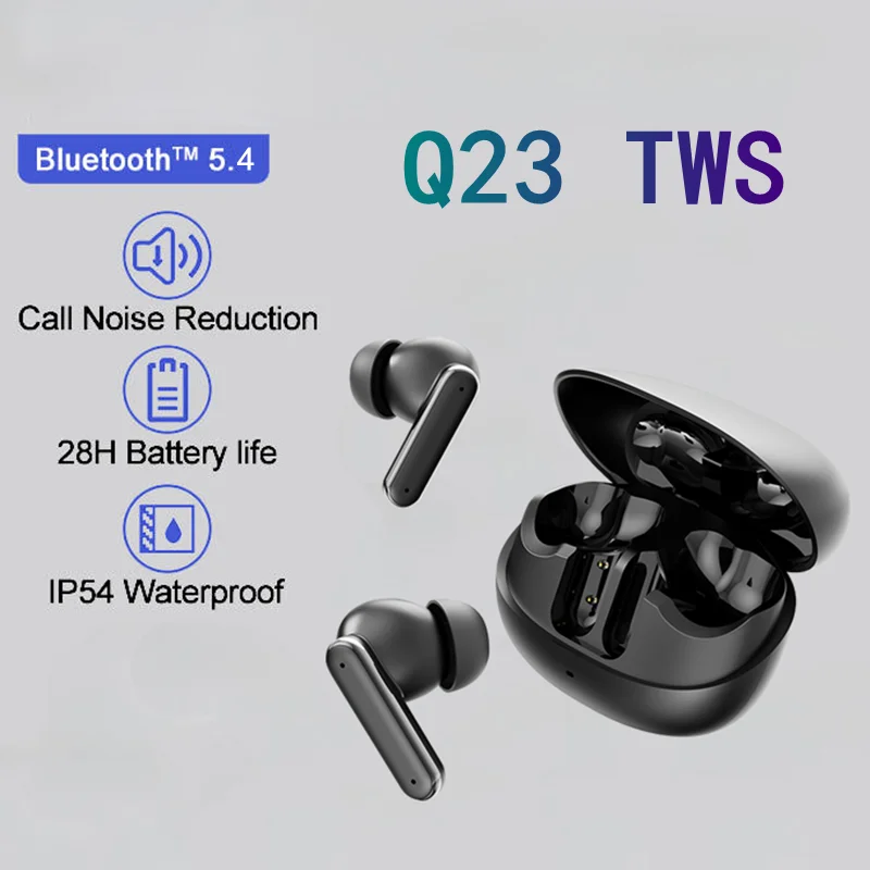 Original Q23 TWS Wireless Bluetooth Headset 5.0 Earphone Bluetooth Sport Inear Earbuds Headset with Mic for Xiaomi Iphone Lenovo