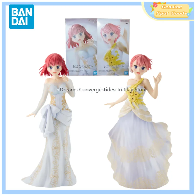 

Подлинная Bandai The Quintessential Quintuplets Nakano Ichika Nino, аниме, фигурки, модель, подарок для игрушек, хобби, детей