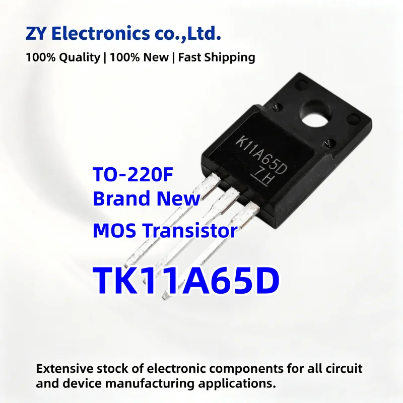 10PCS-30PCS New TK11A65D K11A65D TO-220F N-channel Power MOS Field effect Transistor