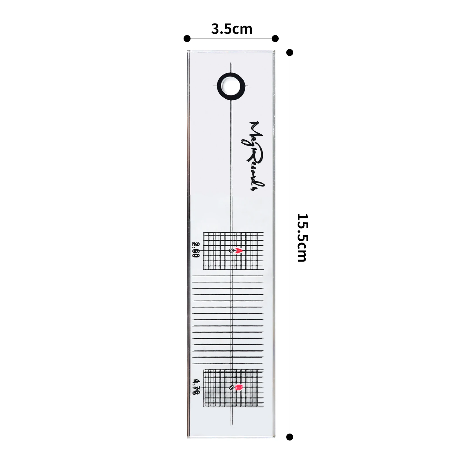 Vendita calda righello di regolazione dello specchio LP cartuccia di vinile stilo allineamento goniometro strumento di calibrazione dell'angolo accessorio fonografo