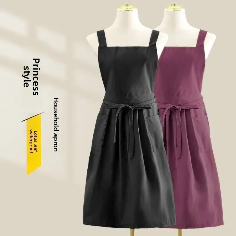 Waist Apron Princess Style Pleated Skirt Kitchen Florist Baking Workwear Baking Apron