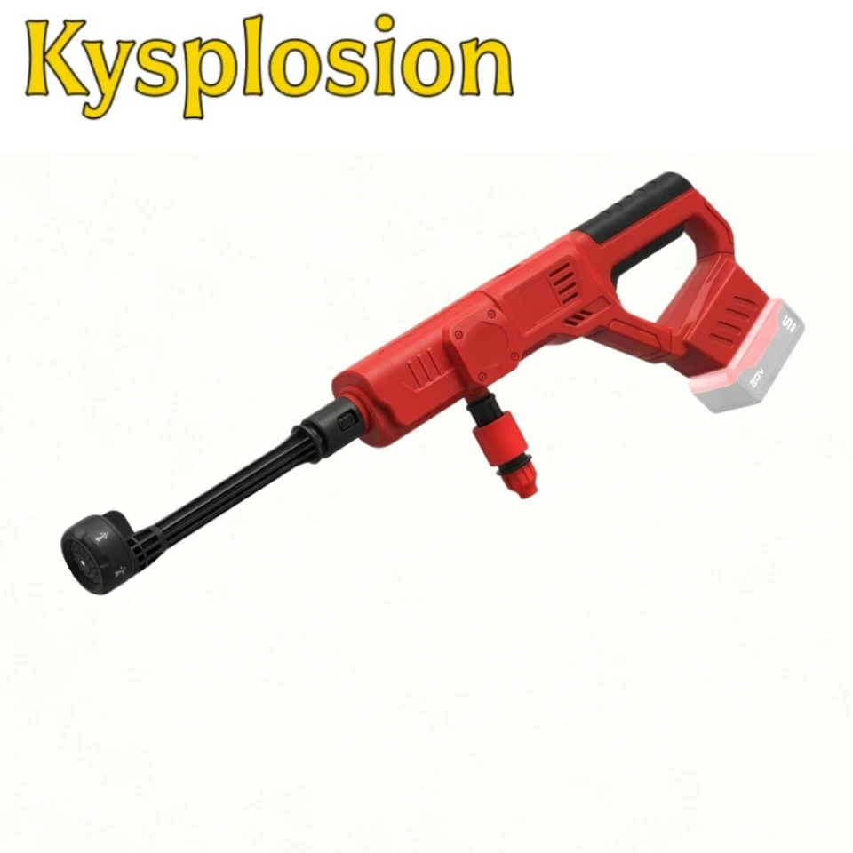 Cordless 6 IN 1 High Pressure Car Washer Gun,  Compatible with Milwaukee M18 Battery Garden Irrigation Cleaning Tool
