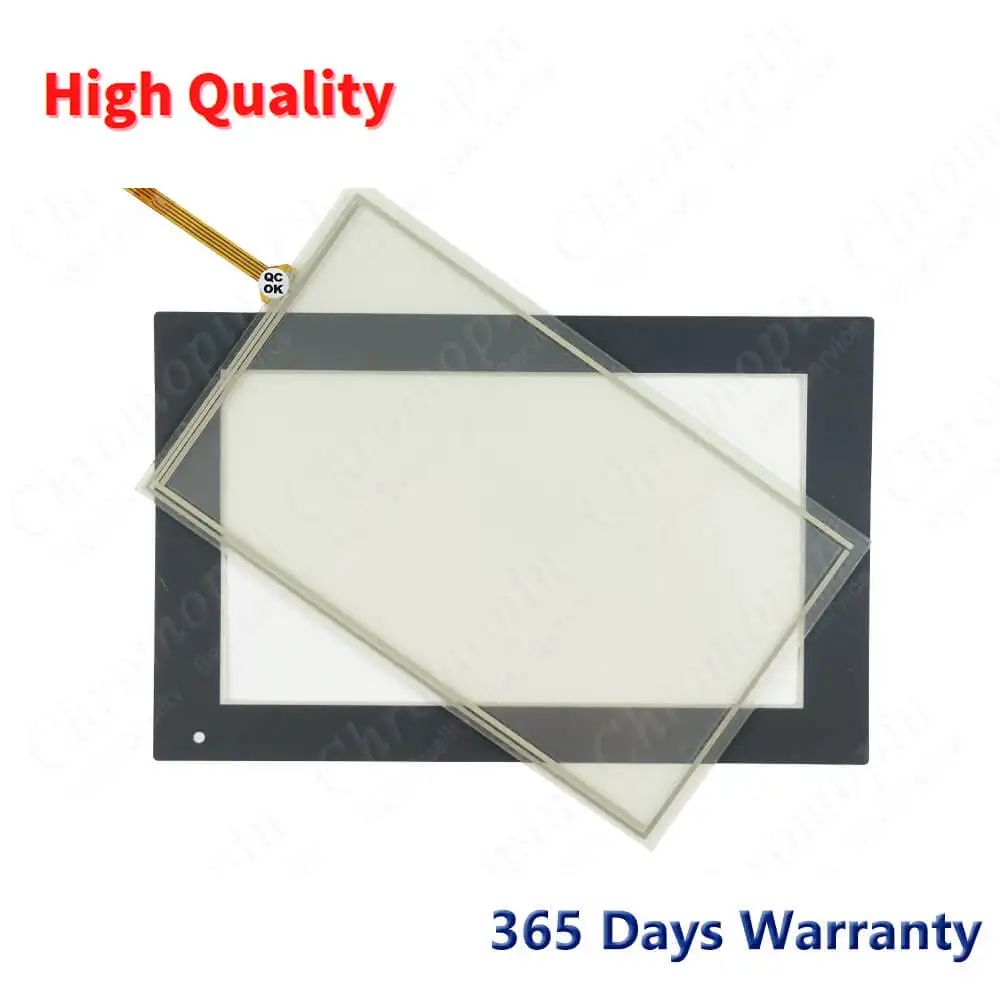 2711R-T7T SER A Touch Screen Panel Glass Digitizer for 2711R-T7T SER A Touchscreen with Front Label Overlay Protective Film