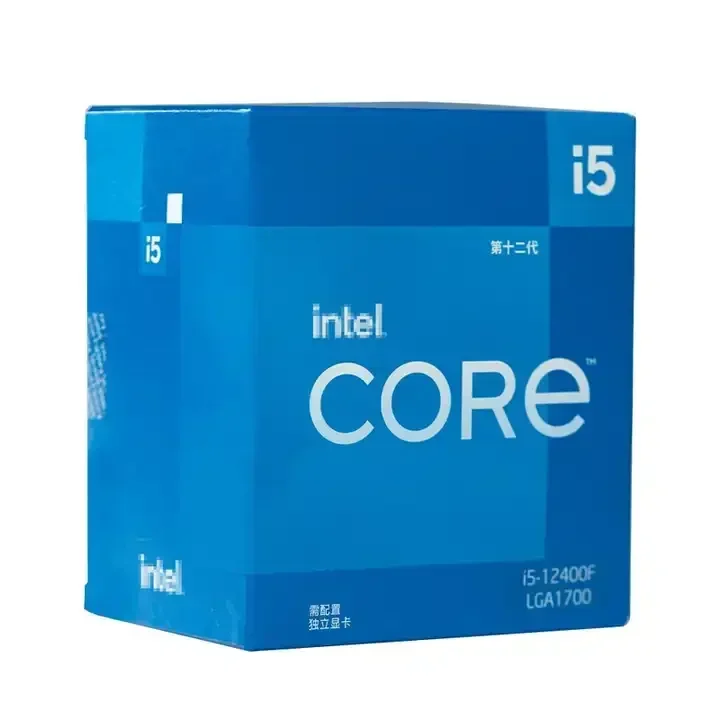 2025Intel Core i5 12400F Б/у Настольный процессор Процессор 6 ядер до 4,4 ГГц 65 Вт Разблокированная поддержка LGA1700 Разъем Материнская плата Z590