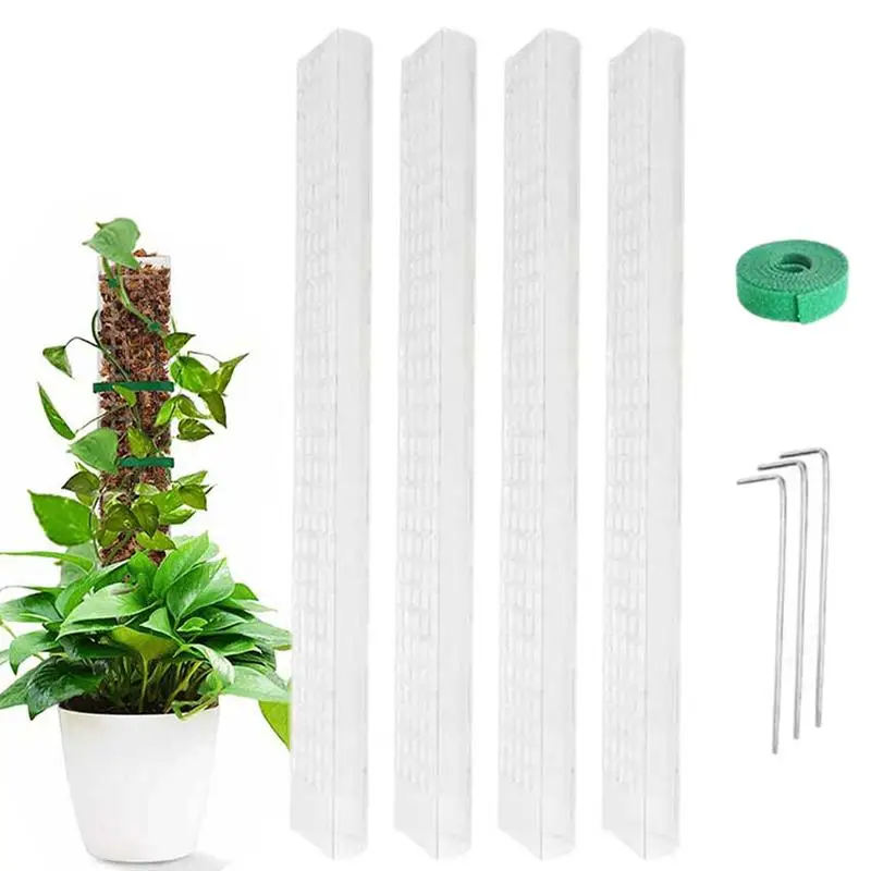 

Moss Pole Plant Growing Support 24inch Plastics Coir Moss Totem Pole Stick For Plant Stakes And Supports Climbing Door Plants