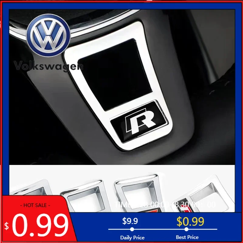 

Подстаканники, автомобильные рулевые колеса, декоративные маркеры, модификация, аксессуары подходят для VW GTI RLine R Golf Tiguan 5 Lavida M