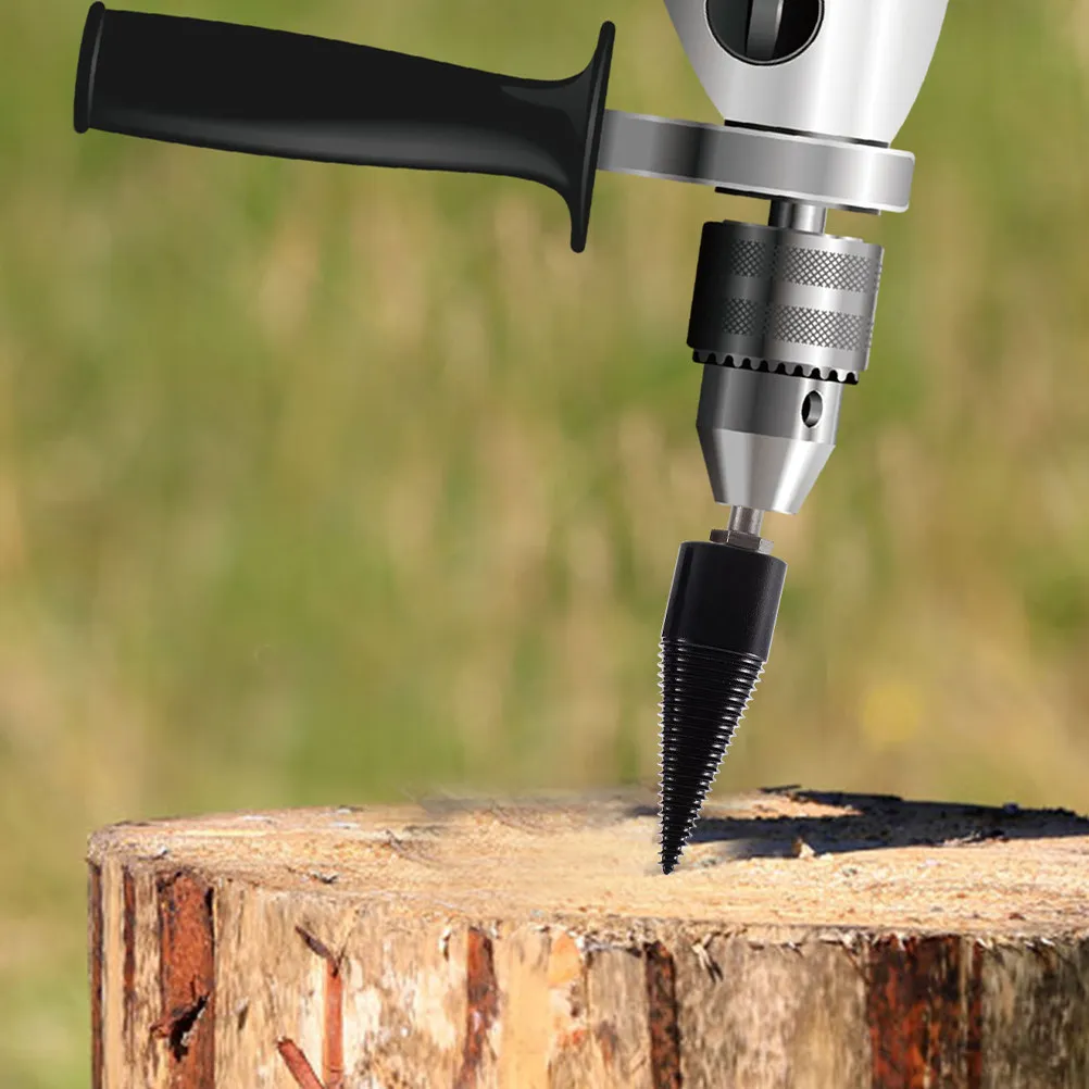 

Набор из 5 сверл для колки дров из высокоуглеродистой стали, сверхмощные, для эффективной колки дров, для деревообработки